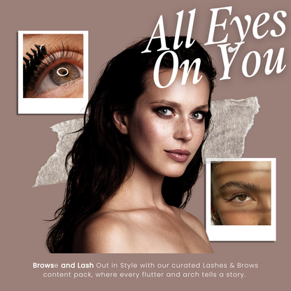 All Eyes On You - Lashes and Brows Content Pack