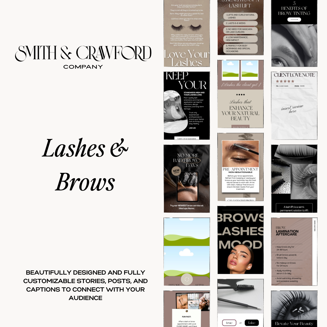 All Eyes On You - Lashes and Brows Content Pack